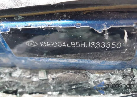 2017 Hyundai Elantra Sport z USA, uszkodzony, nr VIN KMHD04LB5HU333350